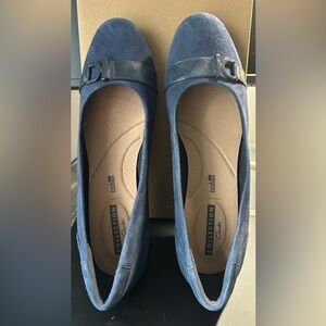 Clarks Women's Deep Blue Loafers